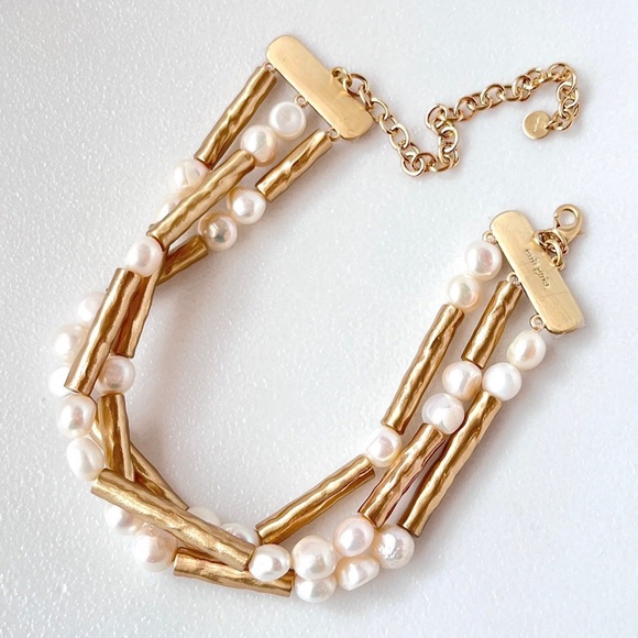 πΊπHPππΊ NWT Cult Gaia Zabelle Baroque Pearl Choker - Picture 11 of 16